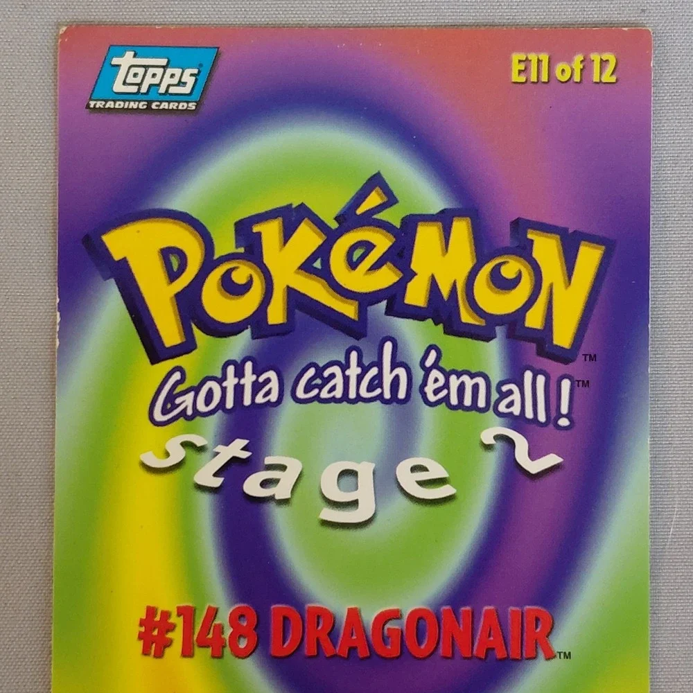 1999 Topps Pokemon First Movie LOT Dragonair E11 Ivysaur E2 Venusaur E3 Vintage